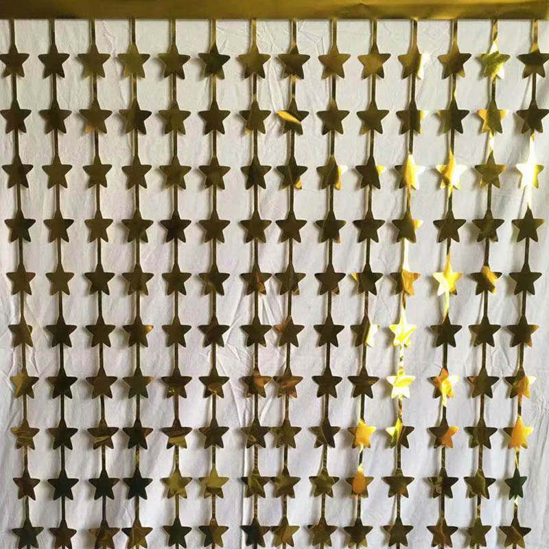 Rideaux de franges d'étoile