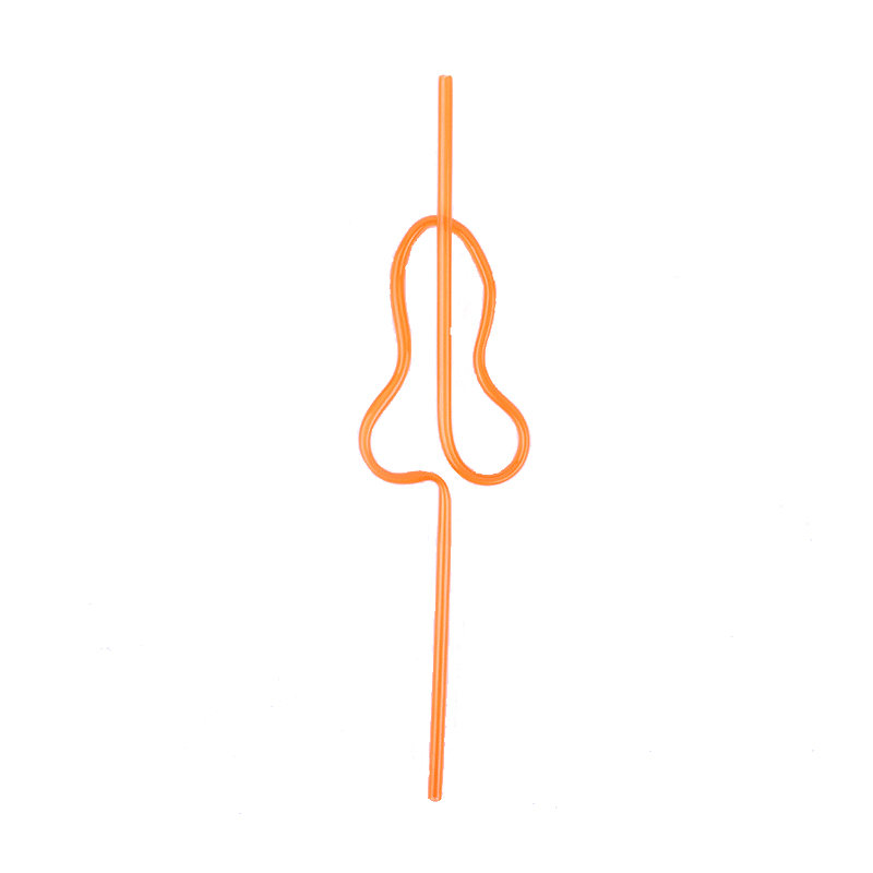 Loop Swirly Plastique Boire de la paille en sirot