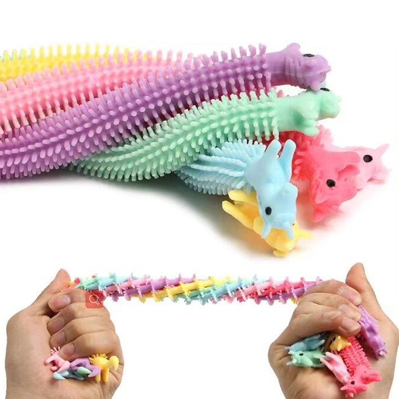 Toys sensoriels fidget extensible à la licorne