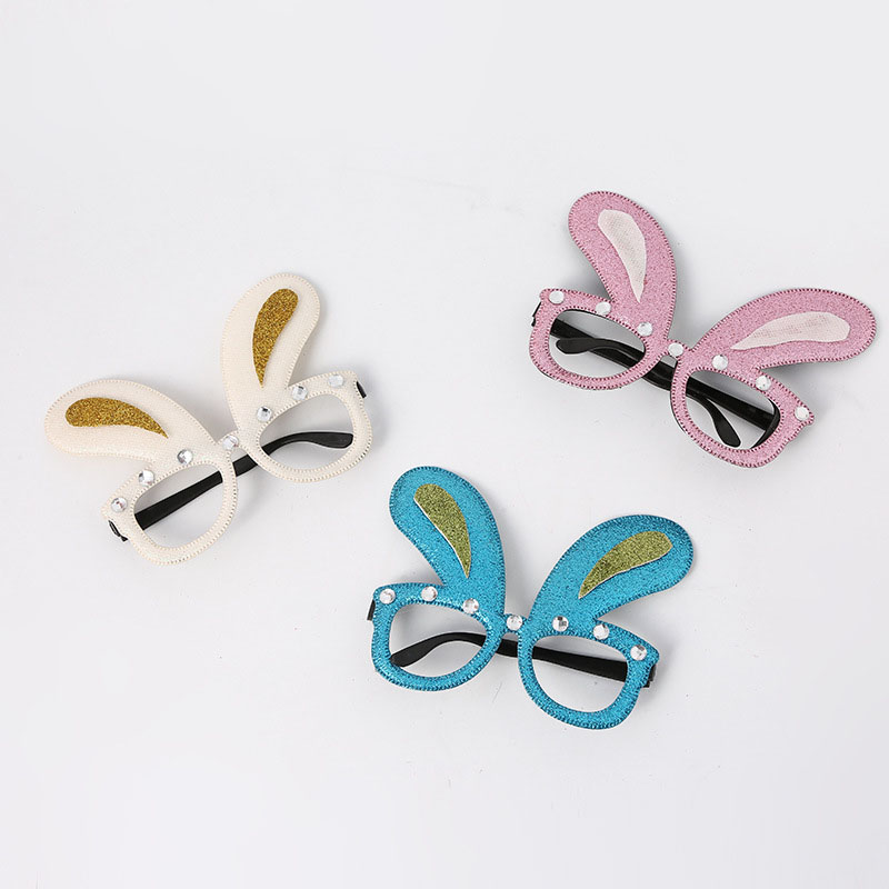 Lunettes de lapin en plastique mignonnes de Pâques