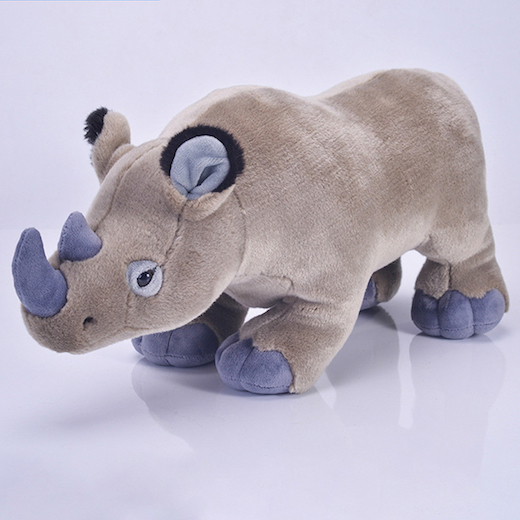 Peluche rhinocéros animal sauvage peluche peluche