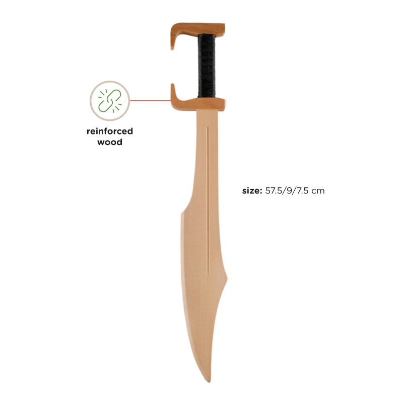 Épées de jouets en bois